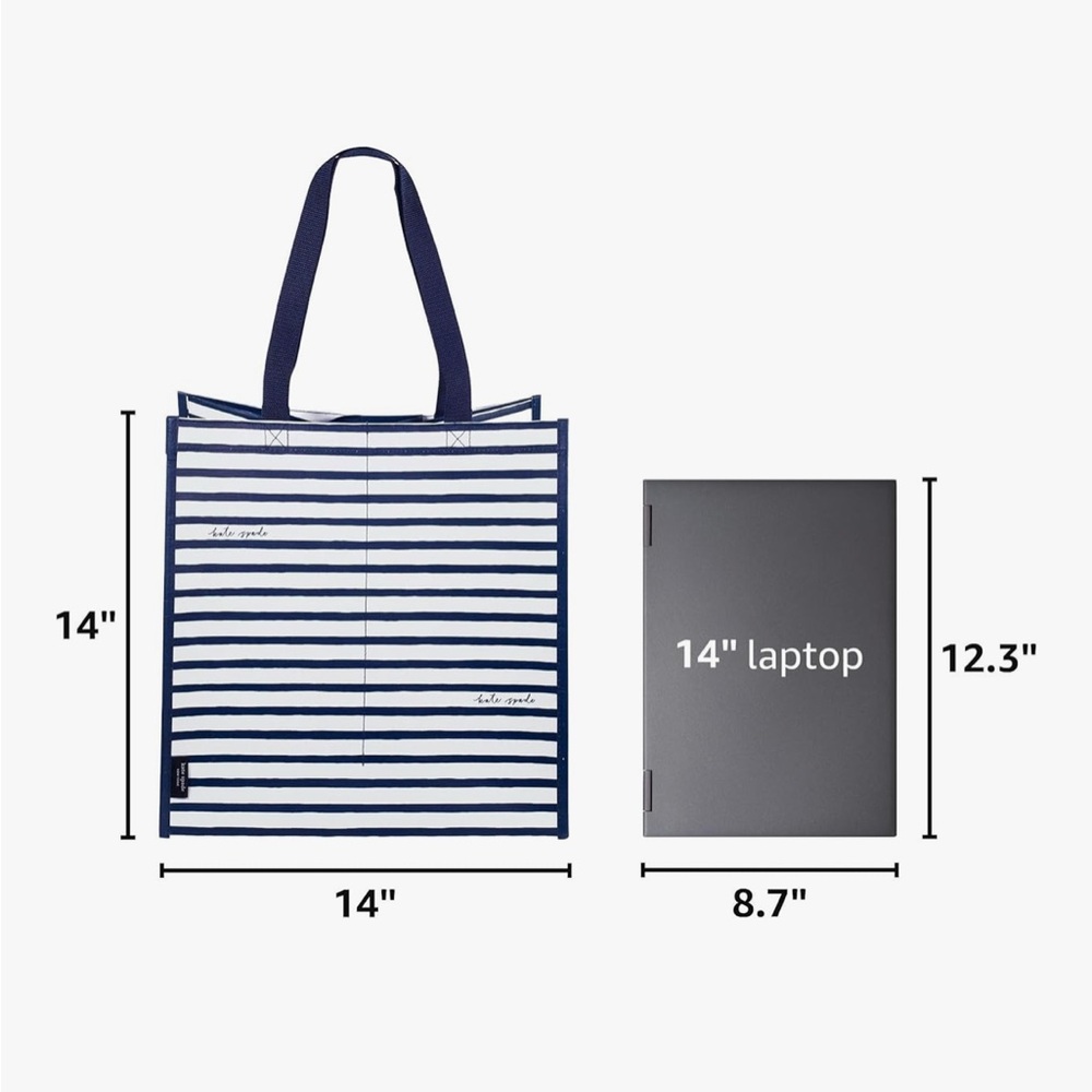 KATE SPADE REUSABLE LARGE COLLAPSIBLE TOTE - Picture 4 of 15